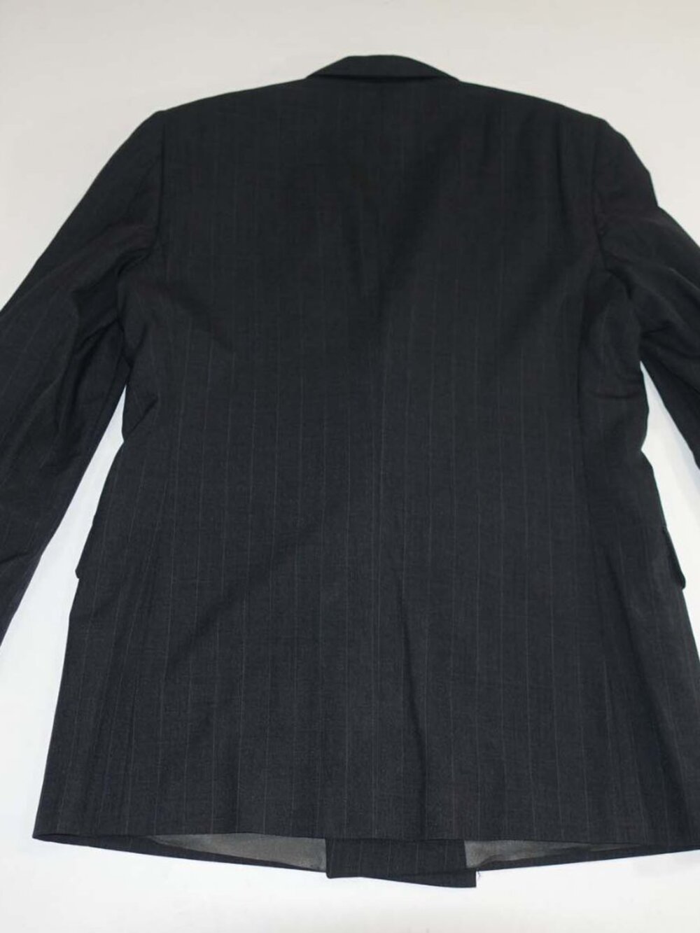 Jos. A. Bank Men's Pinstripe Double Breasted Suit Size 42 Long 34 x 32 100% Wool - Picture 10 of 14